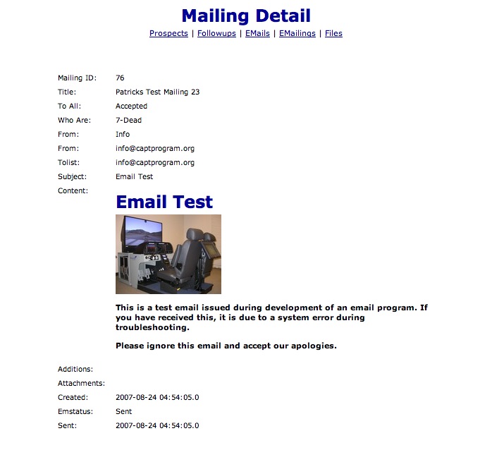 CRM Screenshot