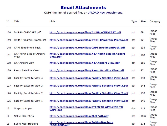 CRM Screenshot